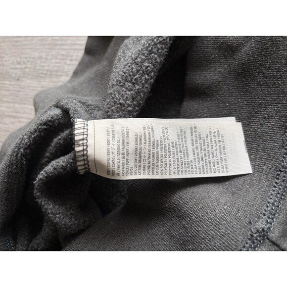 Hollister Gray Button Up Jacket Cardigan Sweater Rib Collar French Terry Fleece - Picture 7 of 10